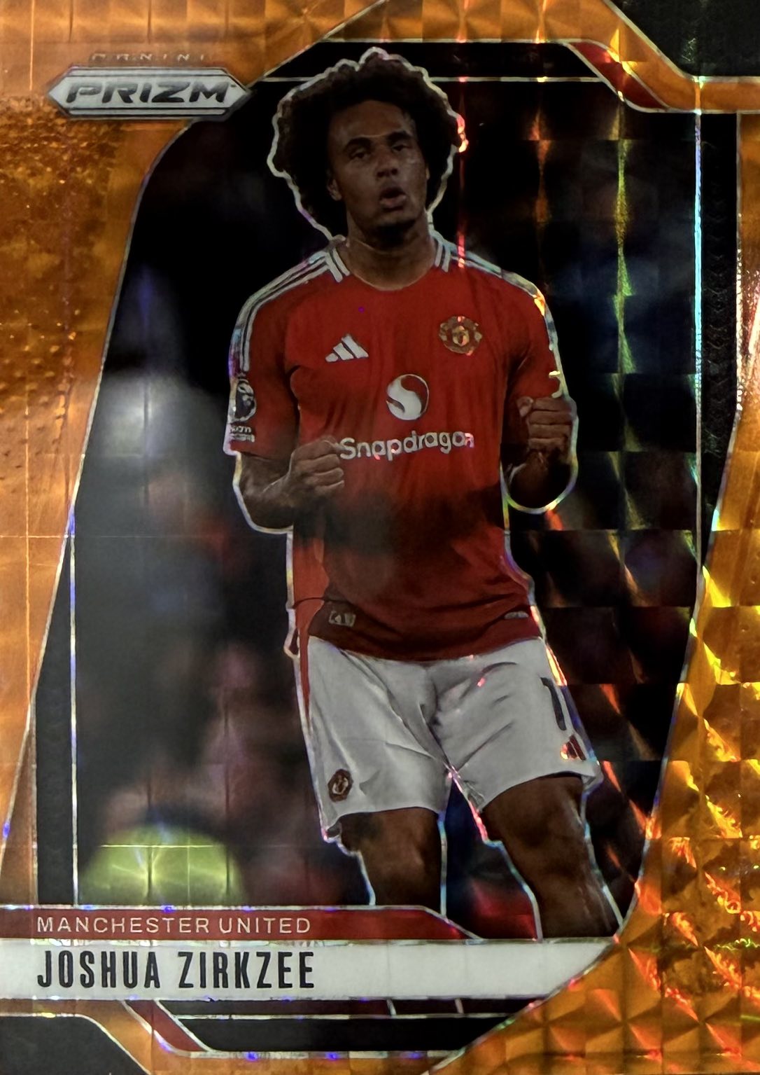 Joshua Zirkzee Orange Mosaic Prizm