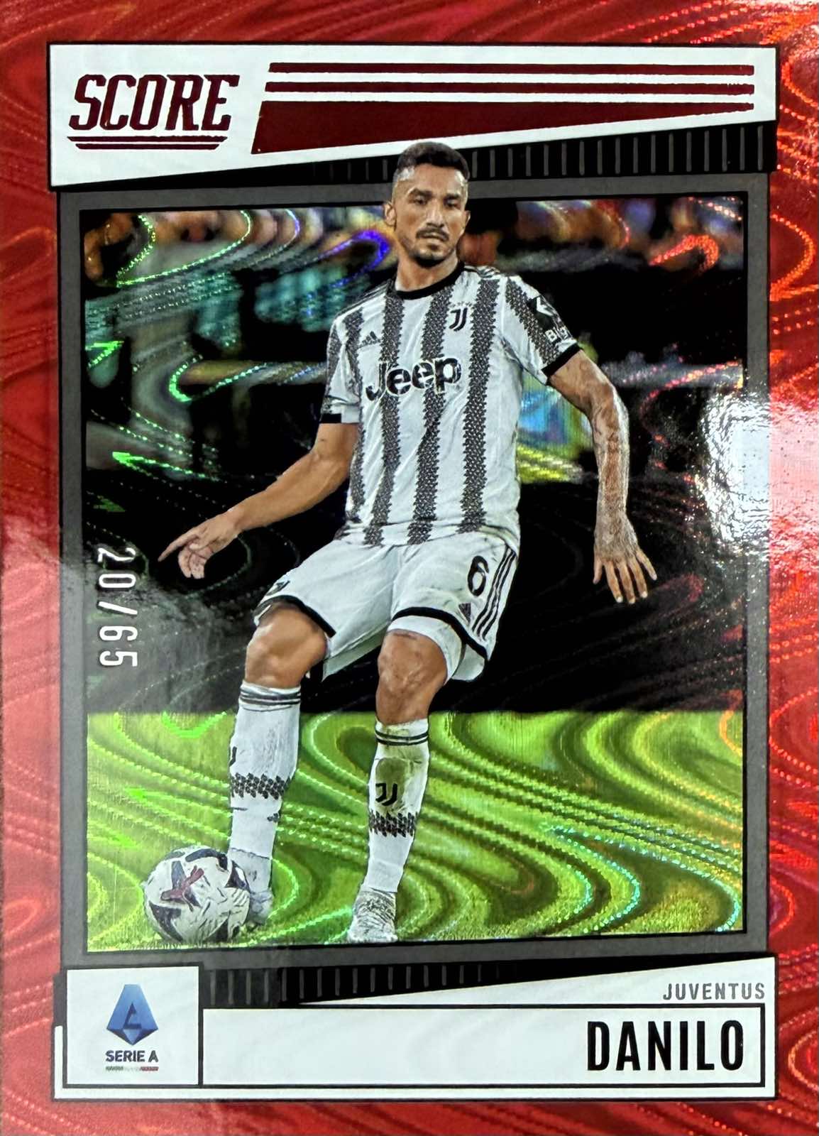 Danilo Numbered /65 Panini Score Serie A