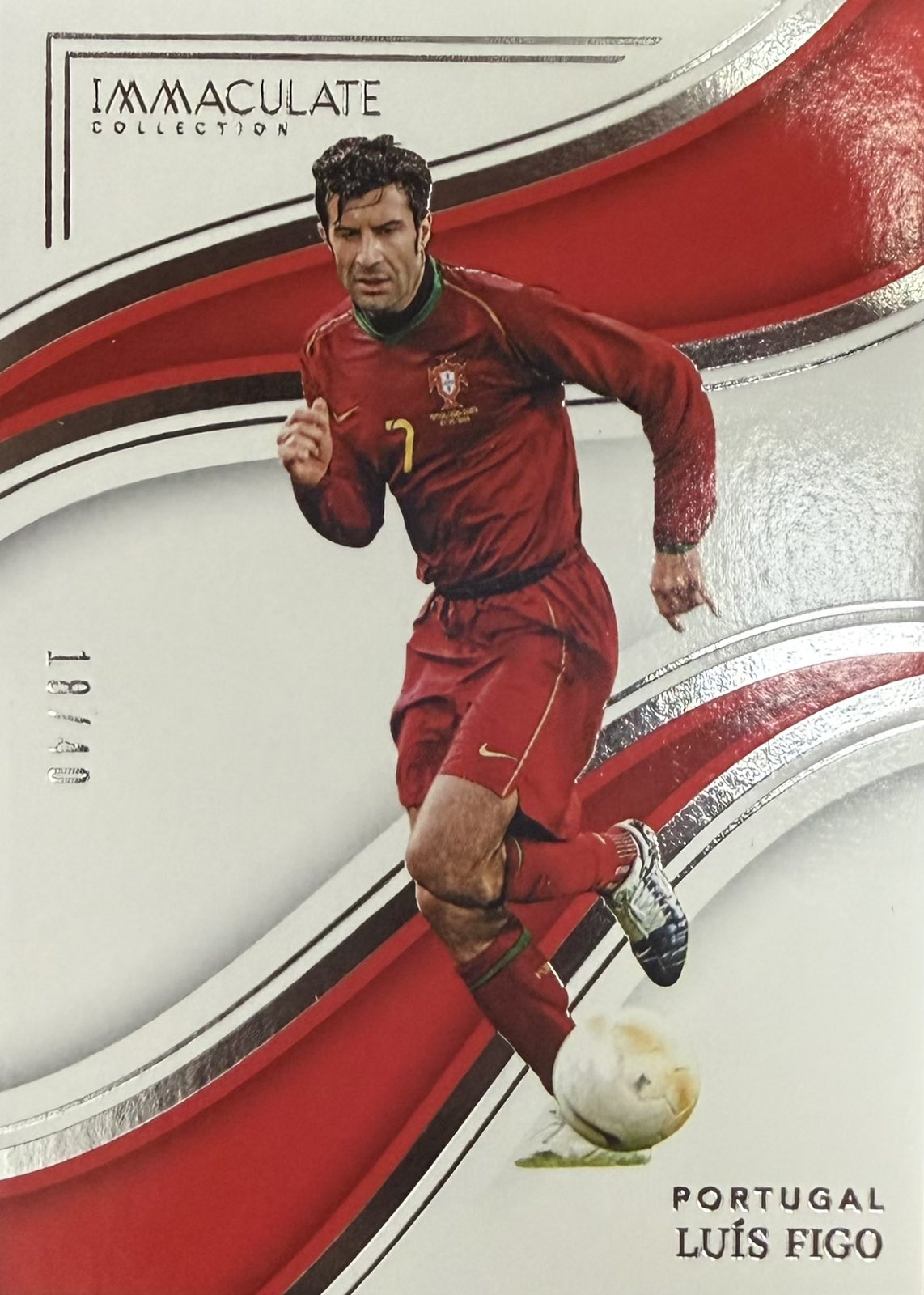 Luis Figo Numbered /40 Panini Immaculate