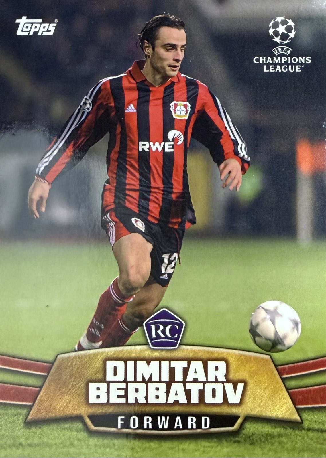 Dimitar Berbatov Lost Rookie Topps