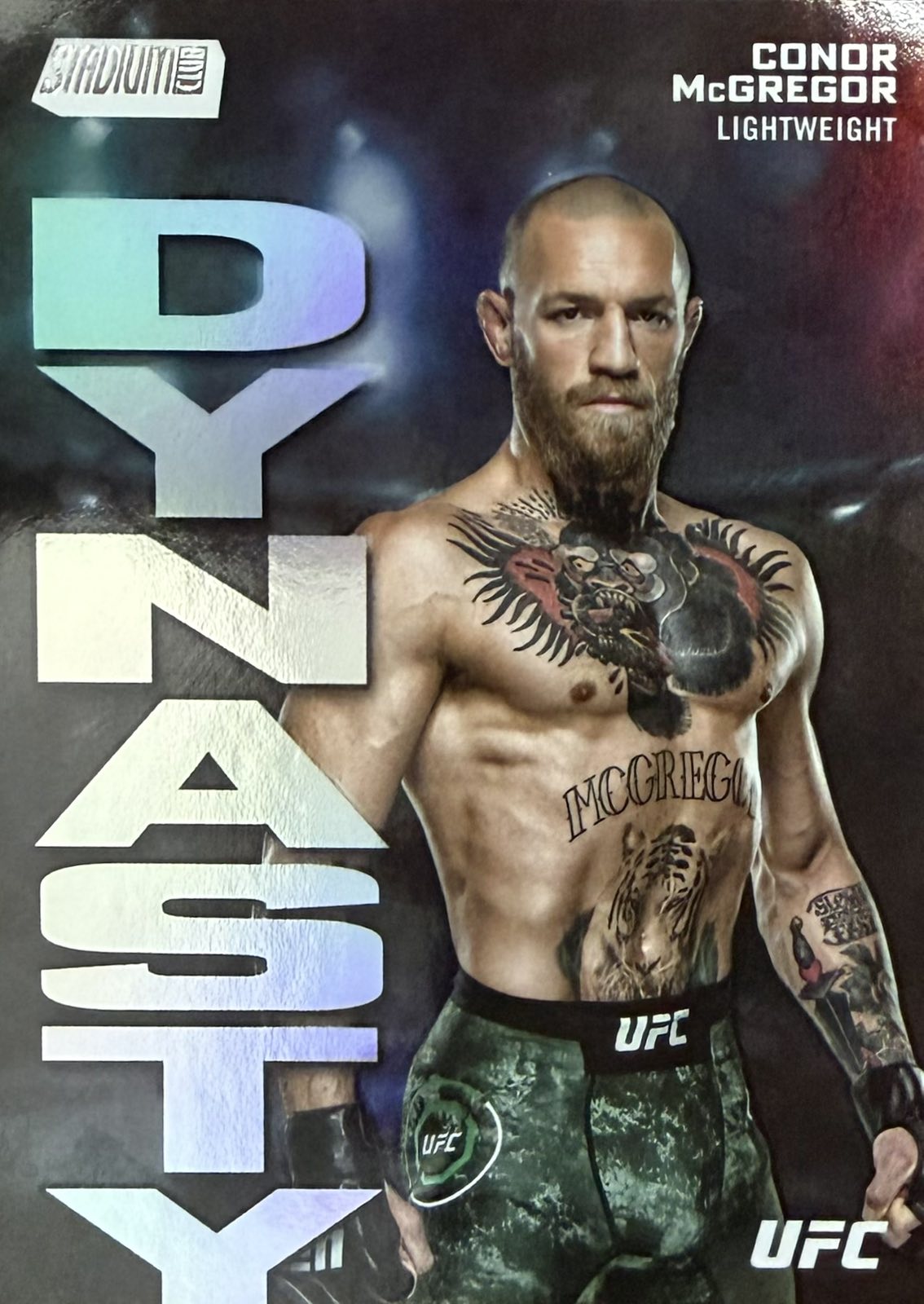 Connor McGregor Dynasty Topps Stadium Club