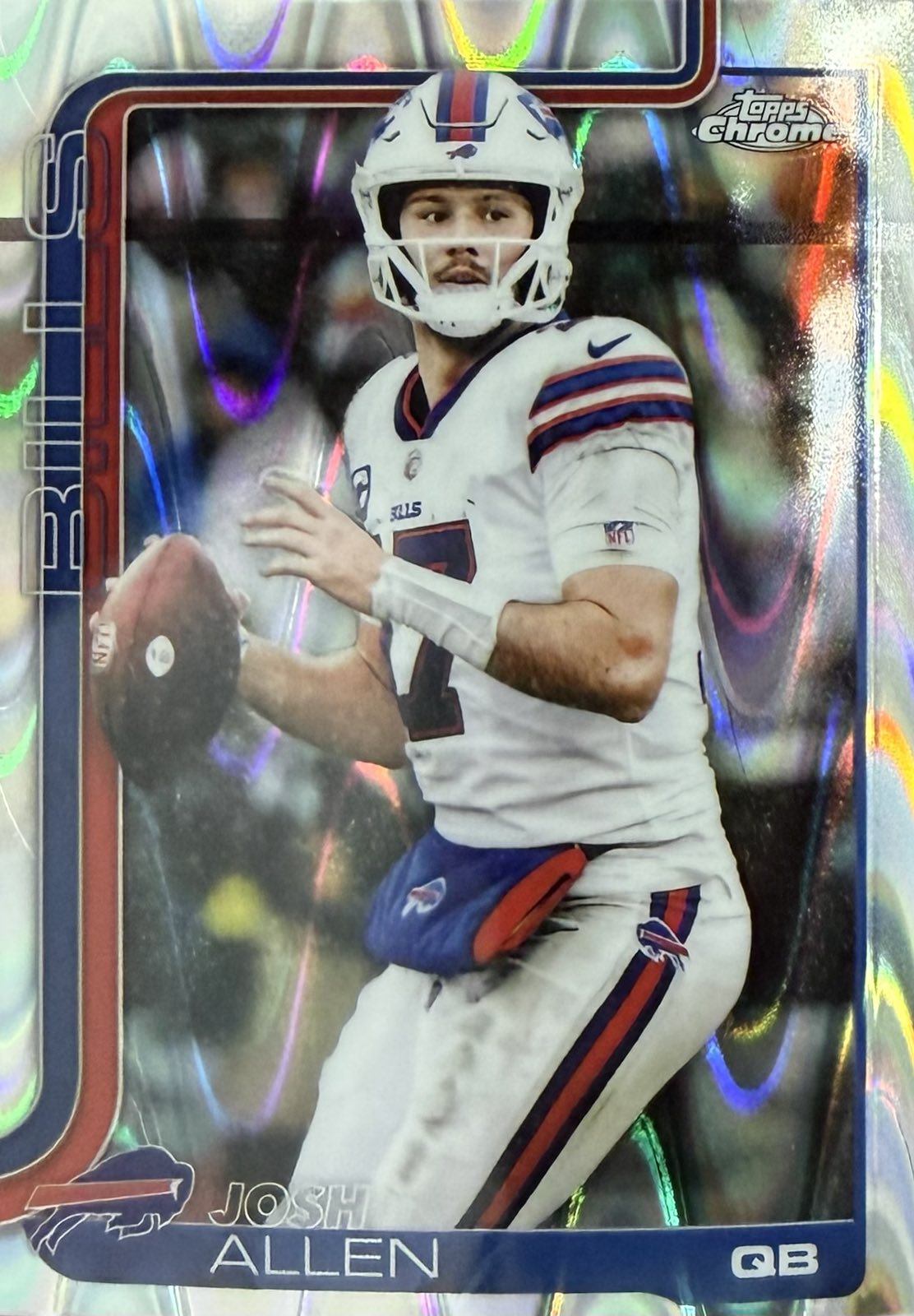 Josh Allen Raywave Topps Chrome NFL