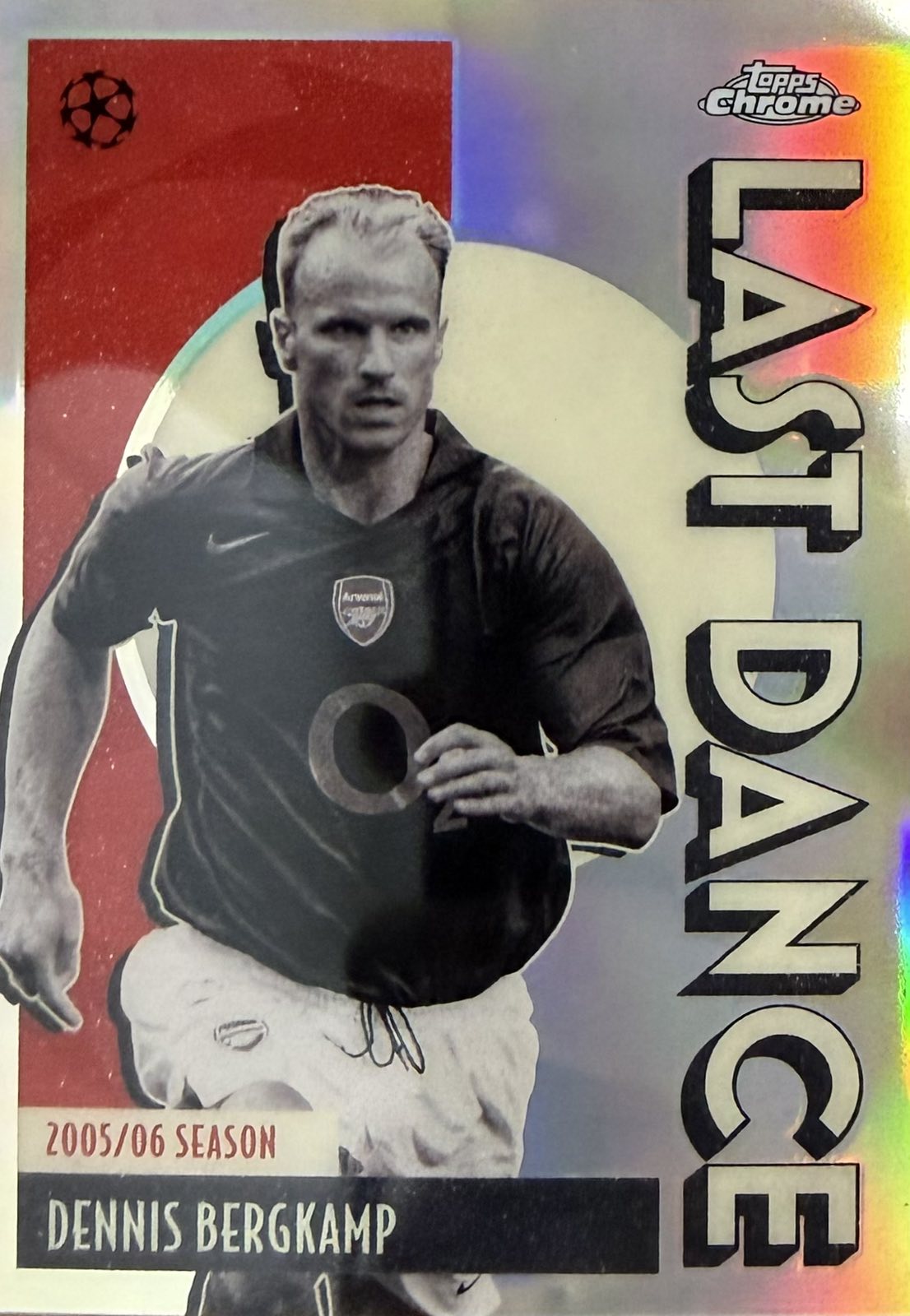 Dennis Bergkamp Last Dance Topps Chrome UCC