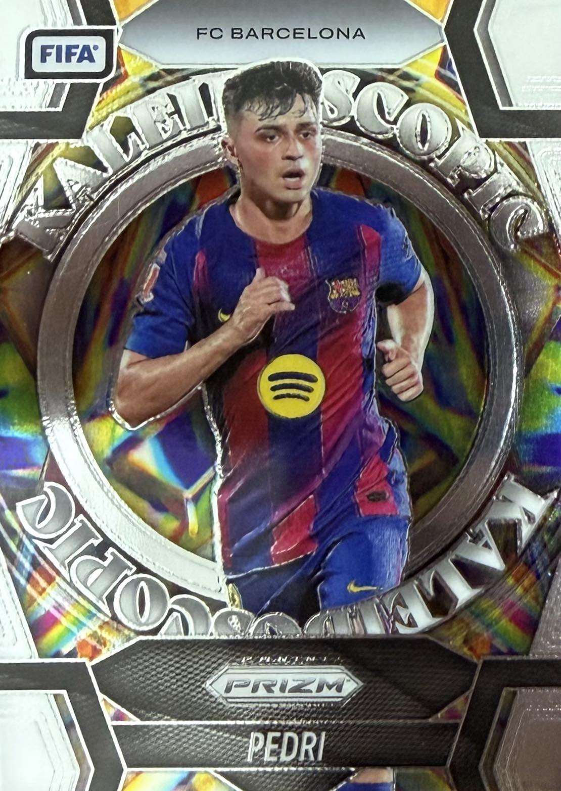 Pedri Kaleidoscopic Panini Prizm FIFA