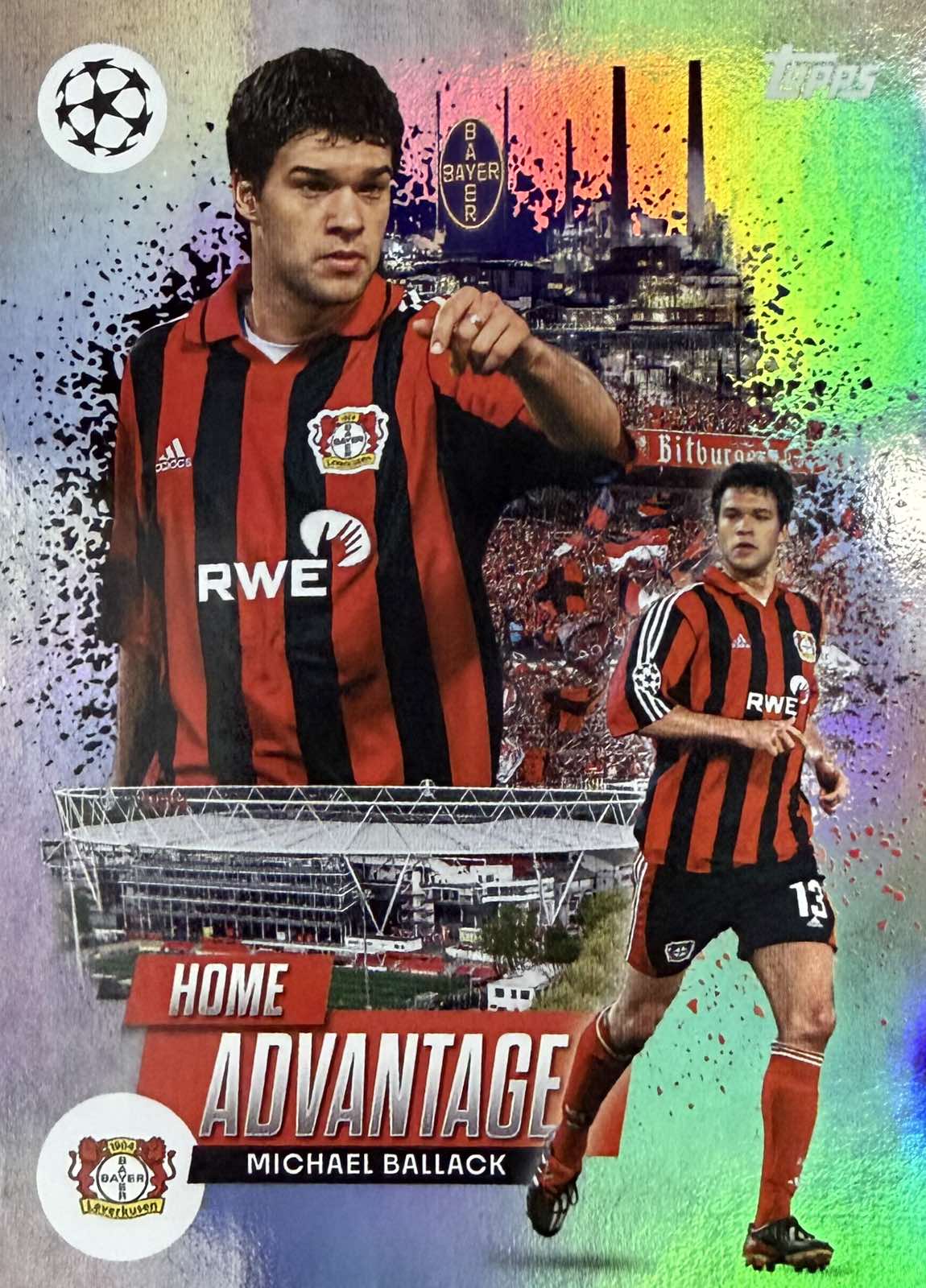 Michael Ballack Home Advantage Case Hit Topps Flagship SSP