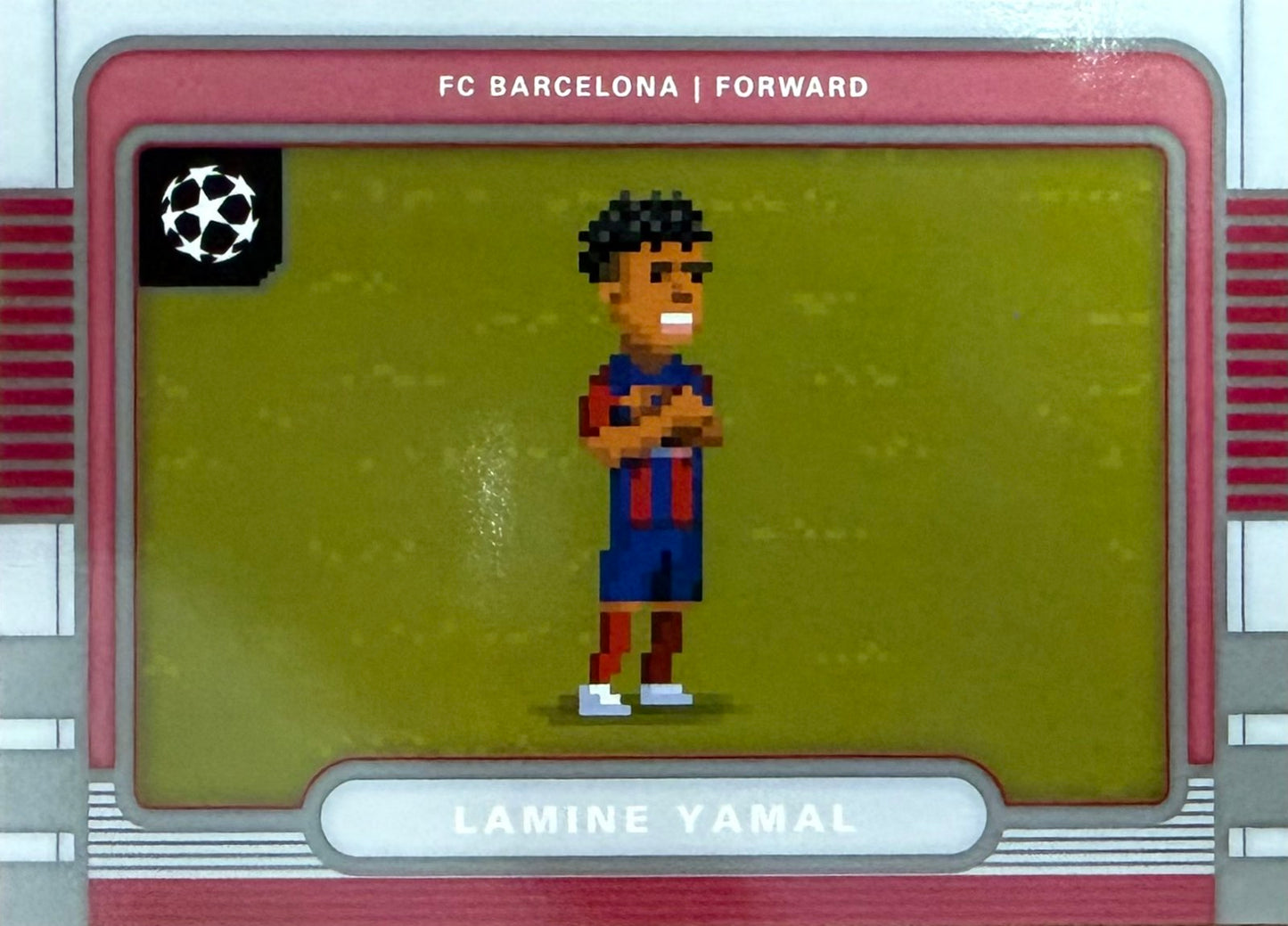 Lamine Yamal 8-Bit Baller Topps Flagship