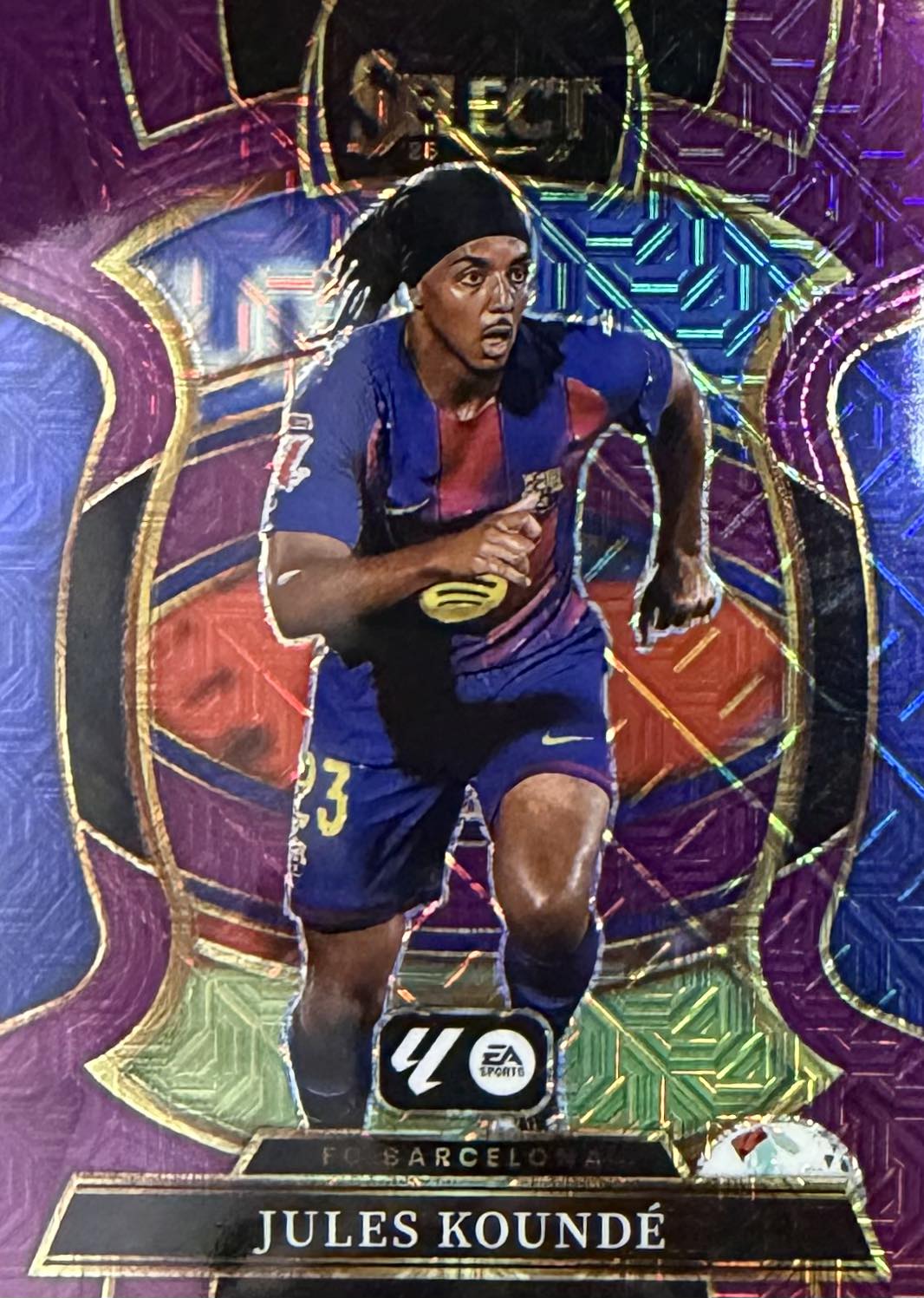 Jules Kounde Purple Mojo Panini Select La Liga