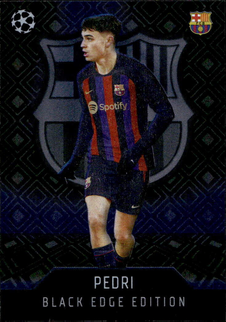 PEDRI Black Edge Edition 22-23 Match Attax UCL TOPPS MATCH ATTAX