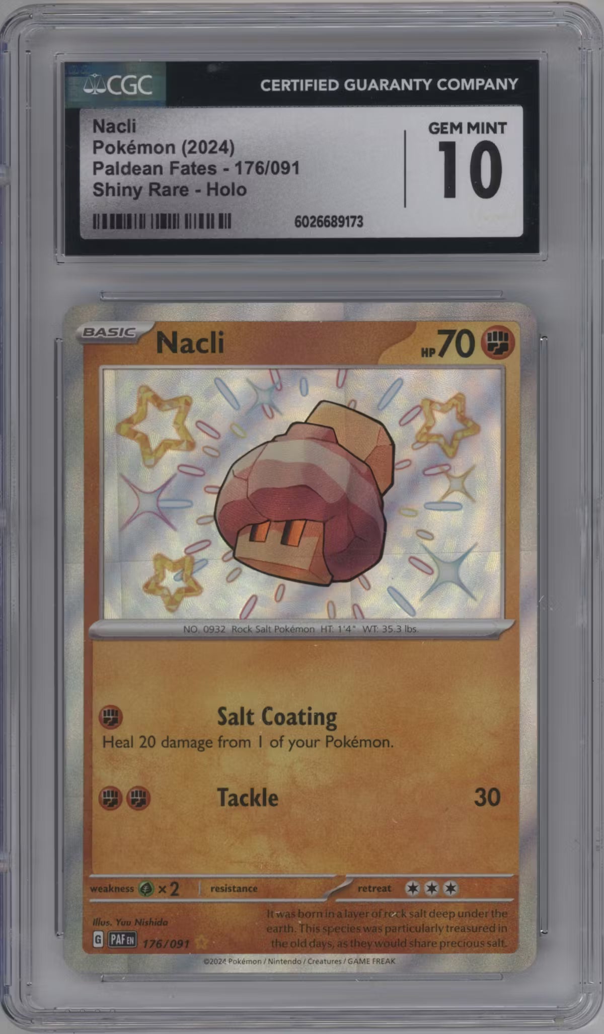 Nacli (PAF 176)(GRADED)(CGC)