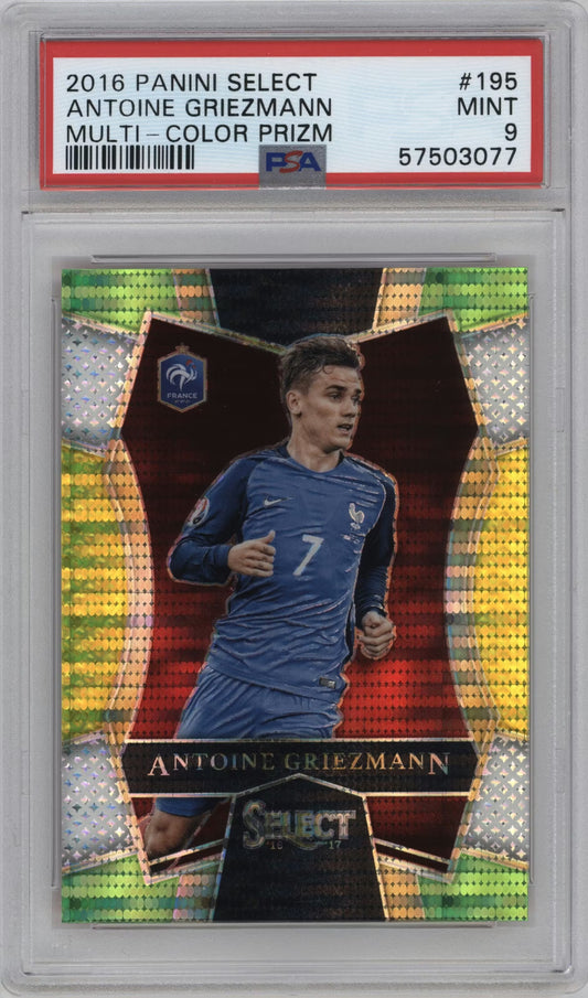 Antoine Griezmann Multi-Color Prizm Panini Select (GRADED)(PSA)
