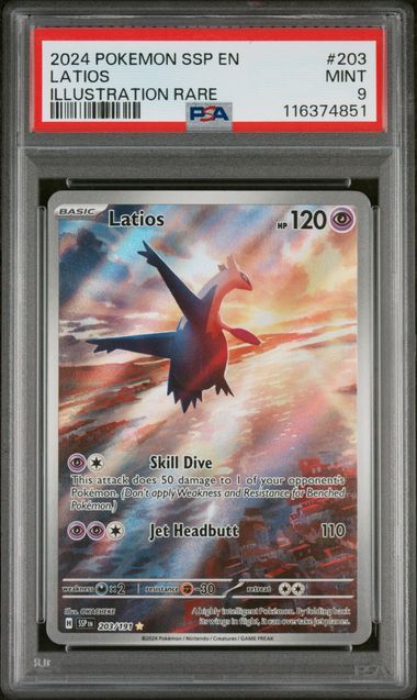 Latios (SSP 203)(GRADED)(PSA)