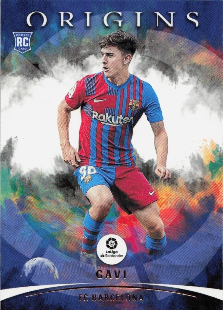 Gavi Rookie Panini Chronicles - Origins La Liga FC Barcelona 86 2021-22