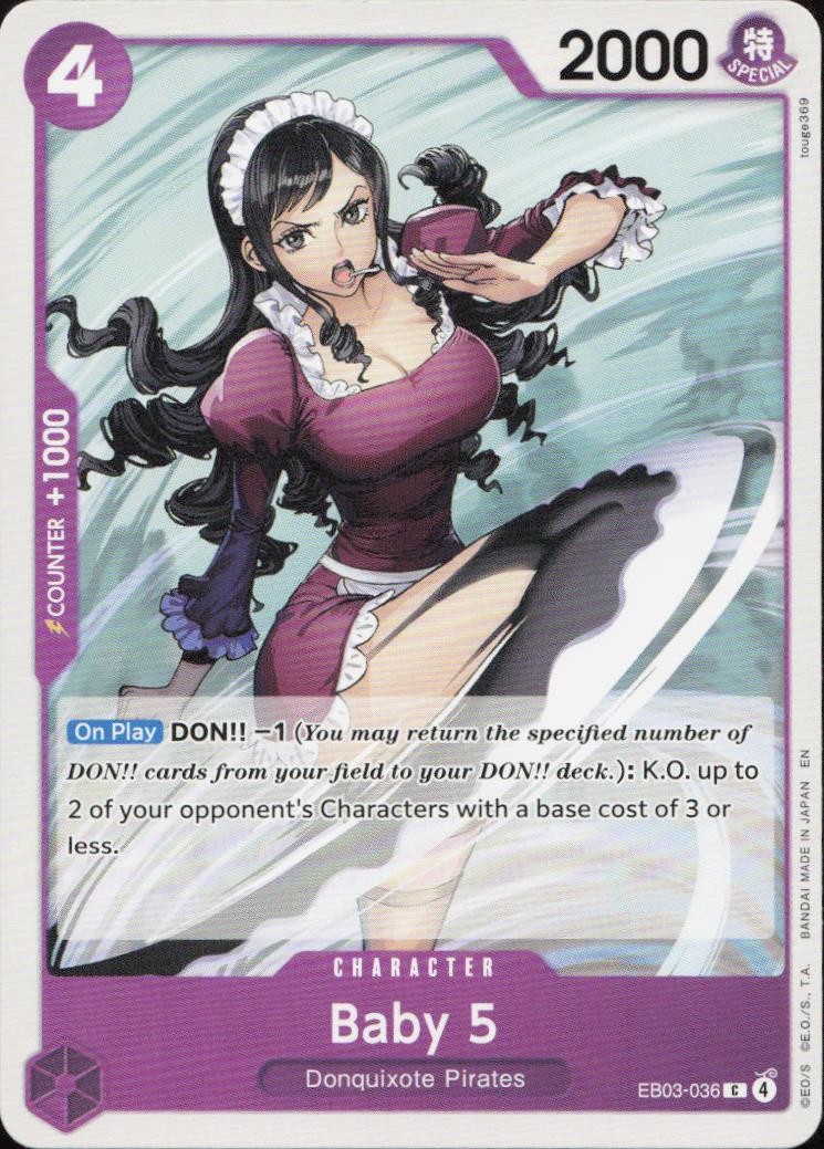 Baby 5 C Extra Booster: One Piece Heroines Edition EB03-036 NM
