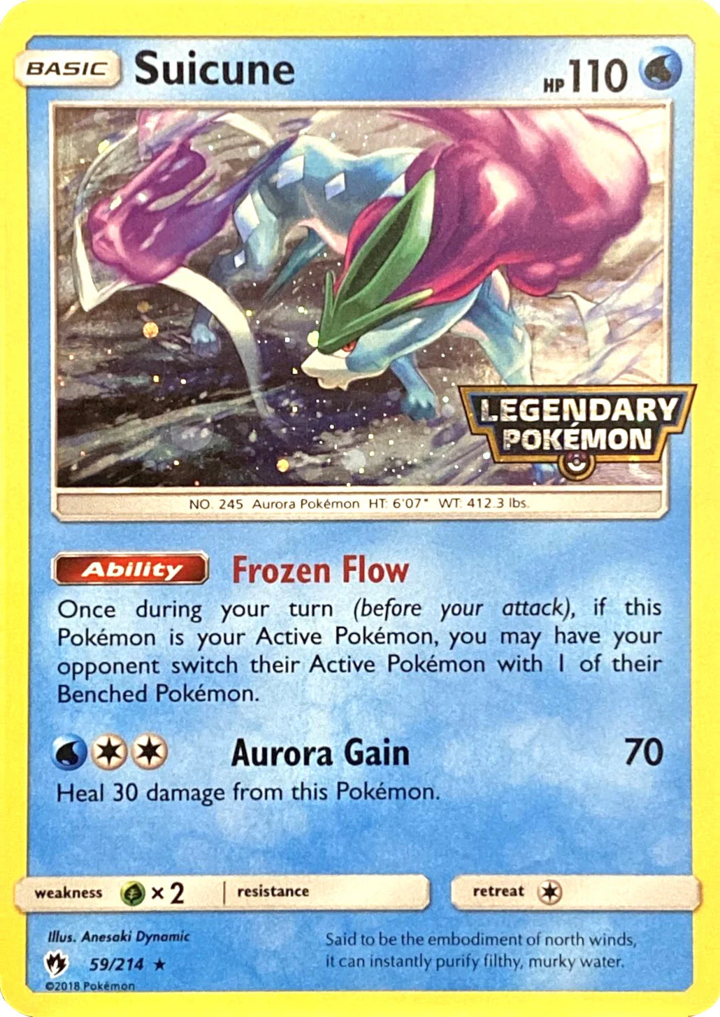 Suicune (LOT 59)(STAMPED)