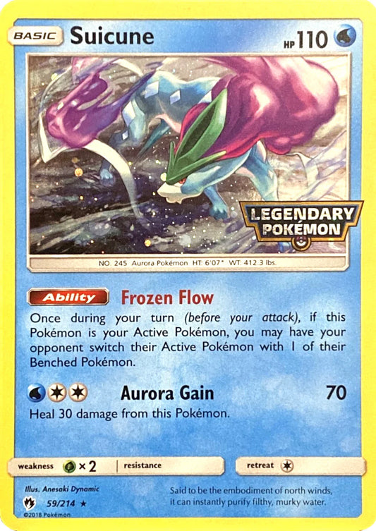 Suicune (LOT 59)(STAMPED)