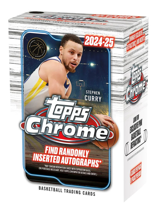 2024/25 Topps Chrome Basketball 8-Pack Blaster