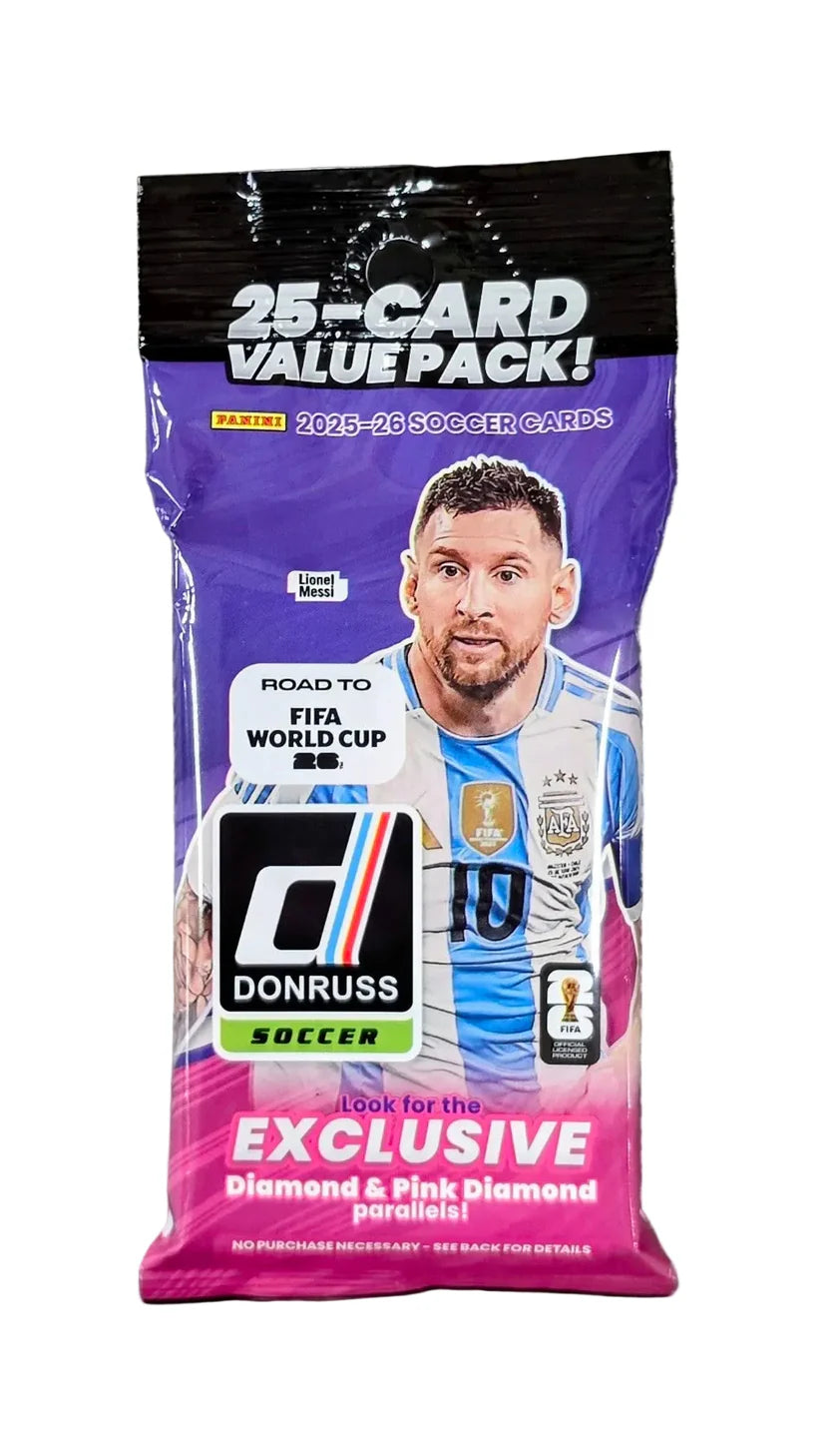 2025/26 Panini Donruss Road to FIFA World Cup Soccer Value Pack