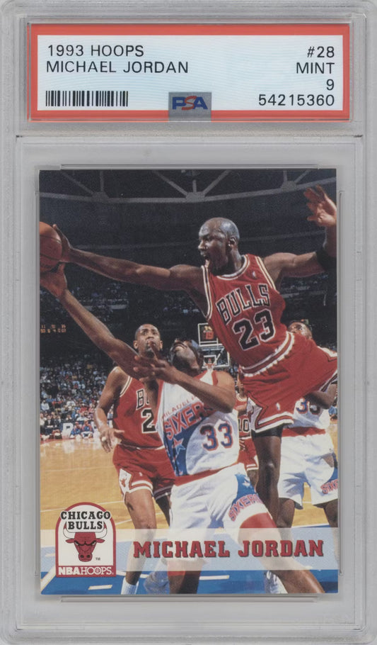 Michael Jordan 1993 NBA Hoops (GRADED)(PSA)
