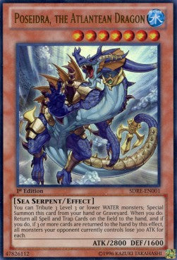 Poseidra, the Atlantean Dragon (V.1 - Ultra Rare)