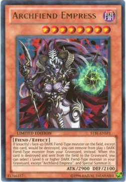 Archfiend Empress (V.1 - Ultra Rare)