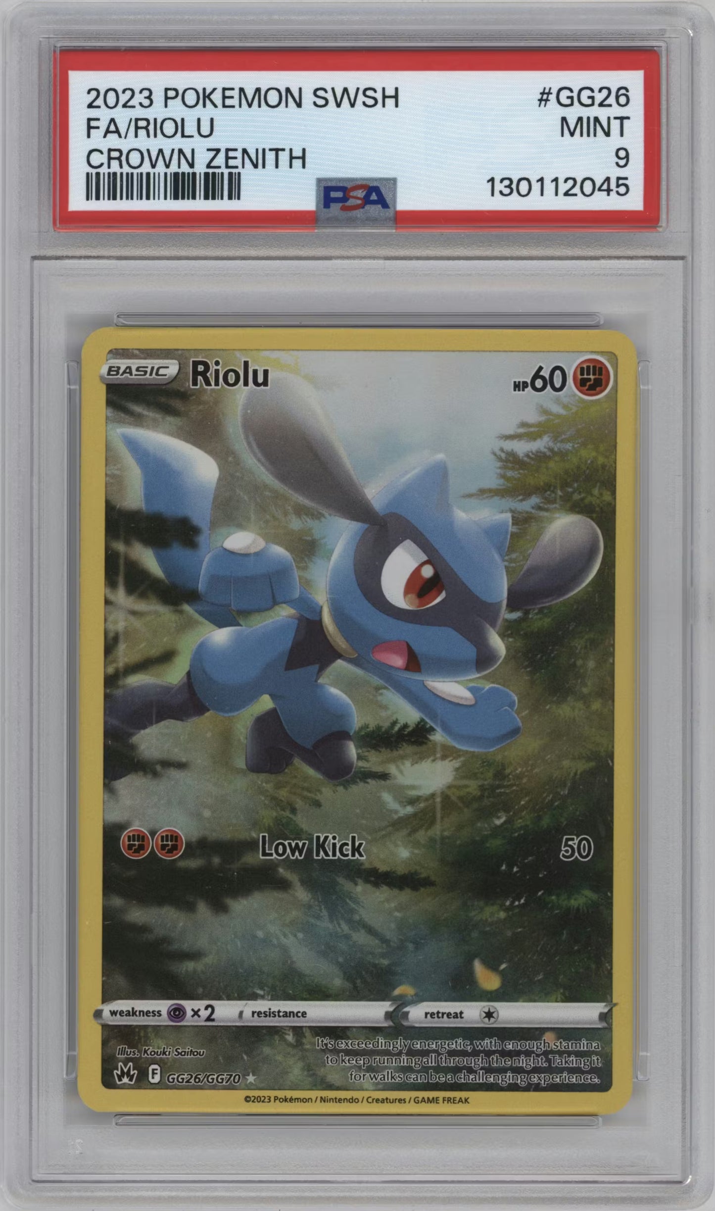 Riolu (CRZ GG26)(GRADED)(PSA)