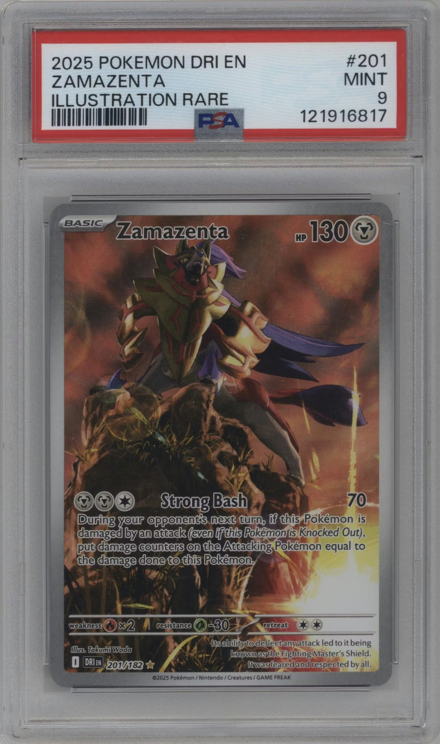 Zamazenta (DRI 201)(GRADED)(PSA)