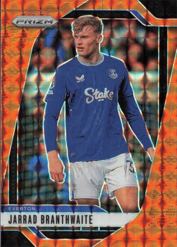 Jarrad Branthwaite Orange Mosaic Panini Prizm Premier League - Orange Mosaic 228 NM
