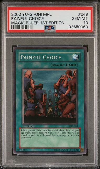 Painful Choice (V.2 - Super Rare)(GRADED)