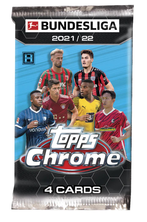 2021/22 Topps Chrome Bundesliga Soccer Hobby Pack