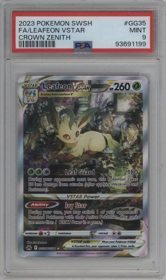 Leafeon VSTAR (CRZ GG35)(GRADED)(PSA)