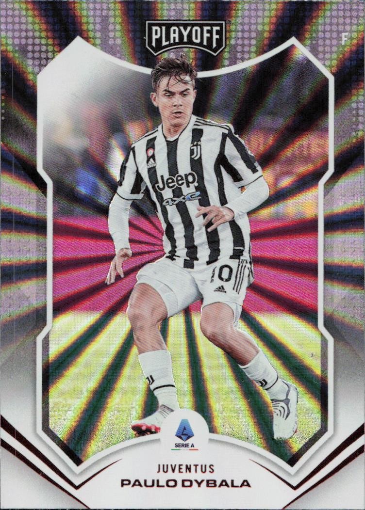 Paulo Dybala Panini Chronicles - Playoff Serie A Red Lasers Juventus 71 2021-22