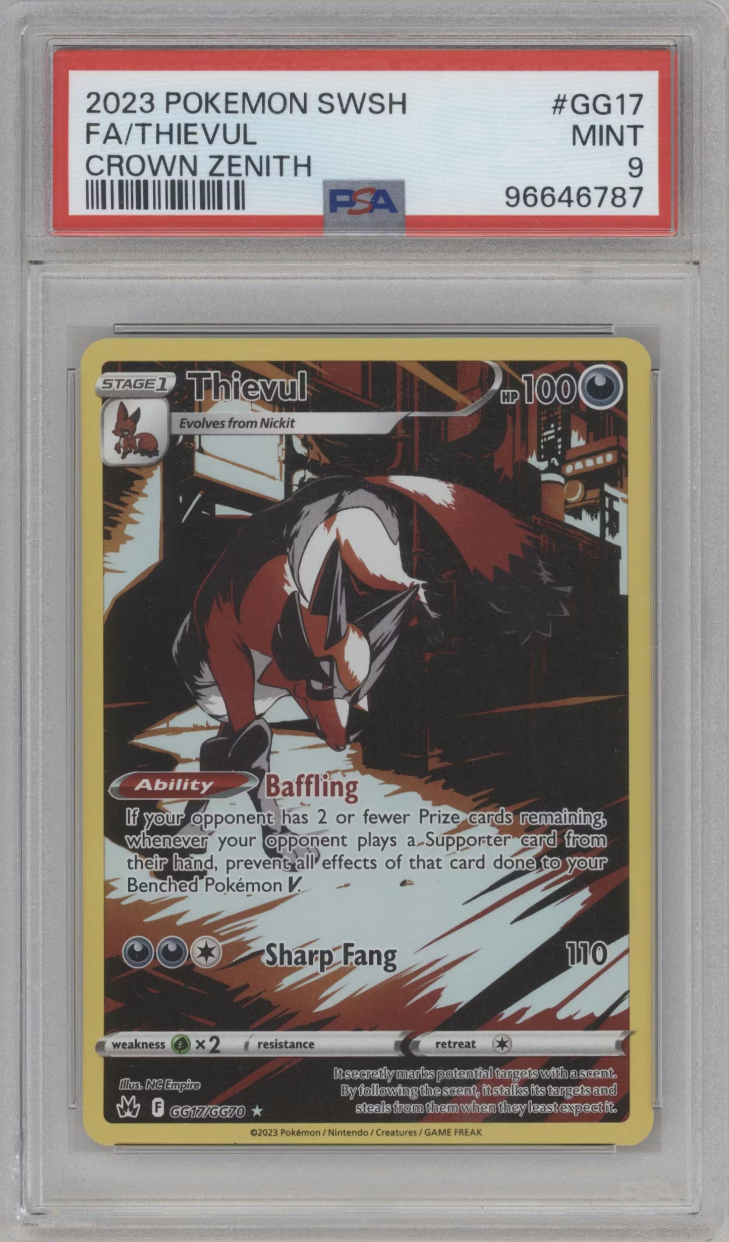 Thievul (CRZ GG17)(GRADED)(PSA)
