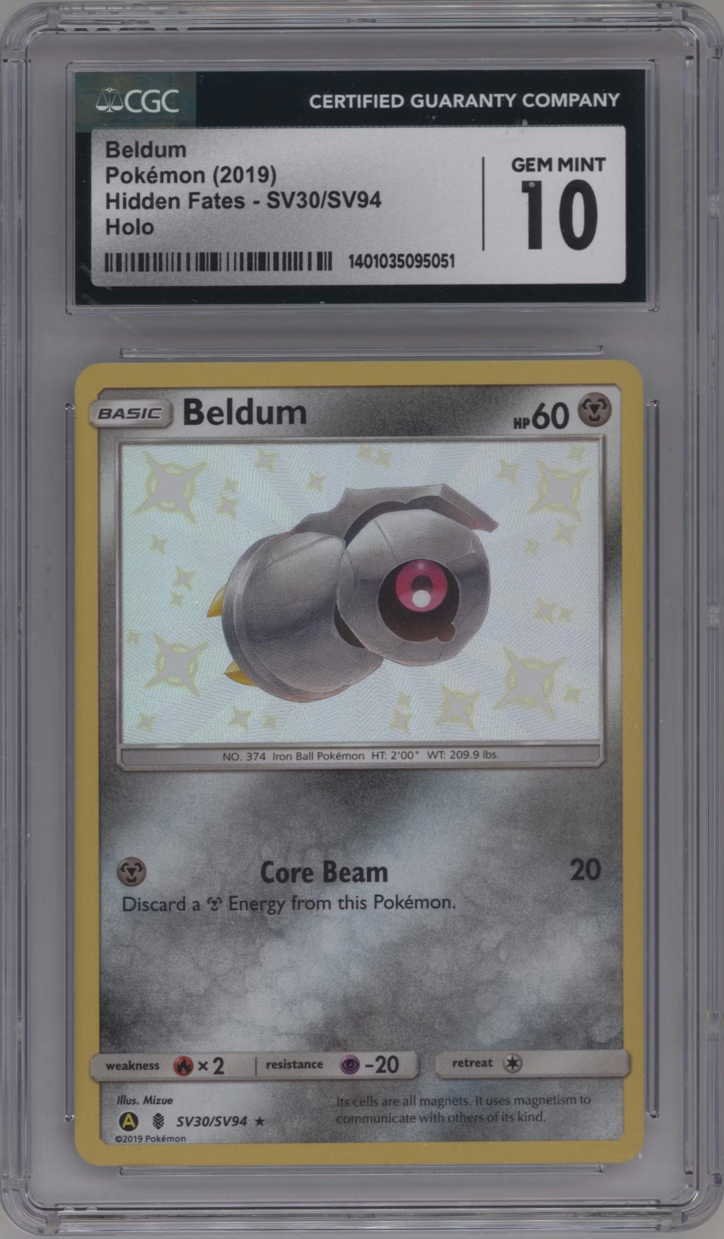 Beldum (HIF SV30)(GRADED)(CGC)