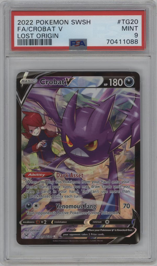 Crobat V (LOR TG20)(GRADED)(PSA)