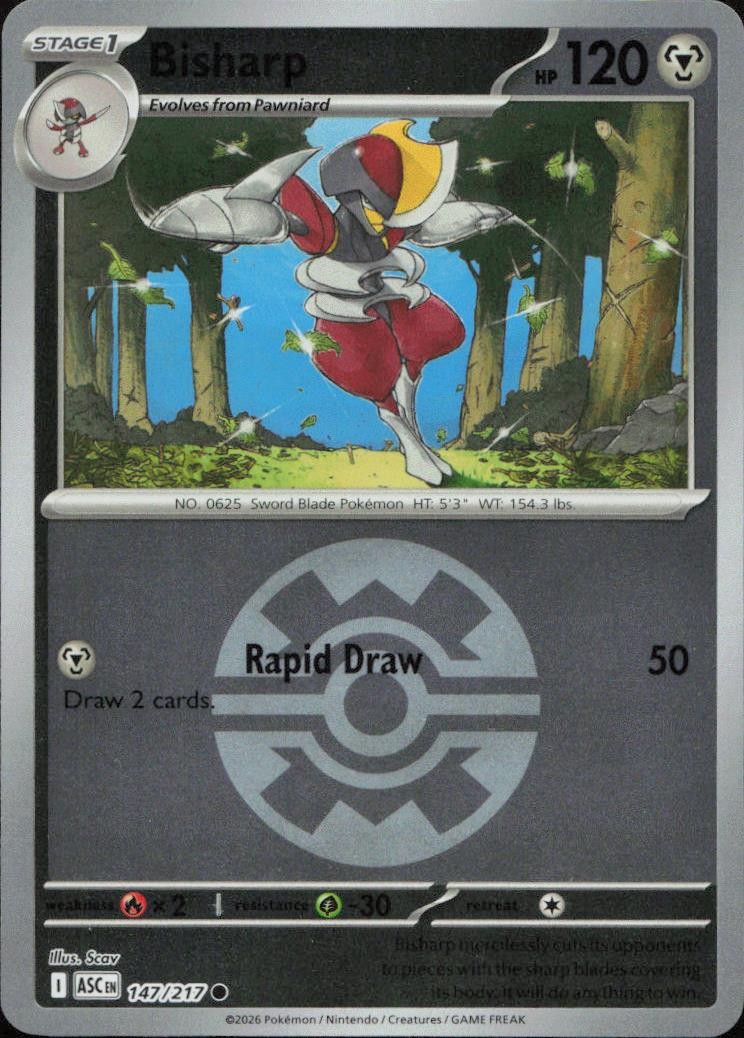 Pawniard (Quick Ball) 146/217 ME: Ascended Heroes Reverse Holo Common