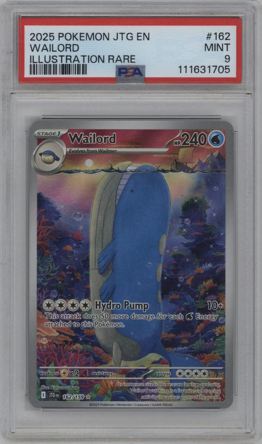 Wailord (JTG 162)(GRADED)(PSA)