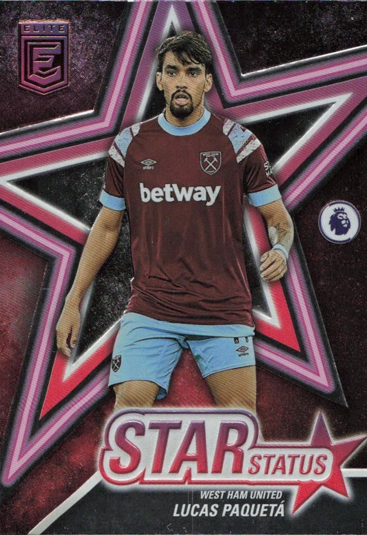 Lucas Paqueta Donruss Elite Premier League - Star Status West Ham United 28 2022-23
