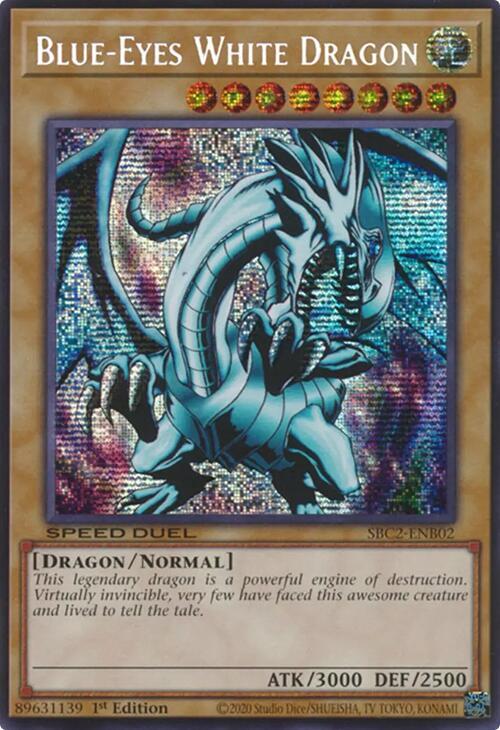 Blue-Eyes White Dragon (V.2 - Secret Rare)