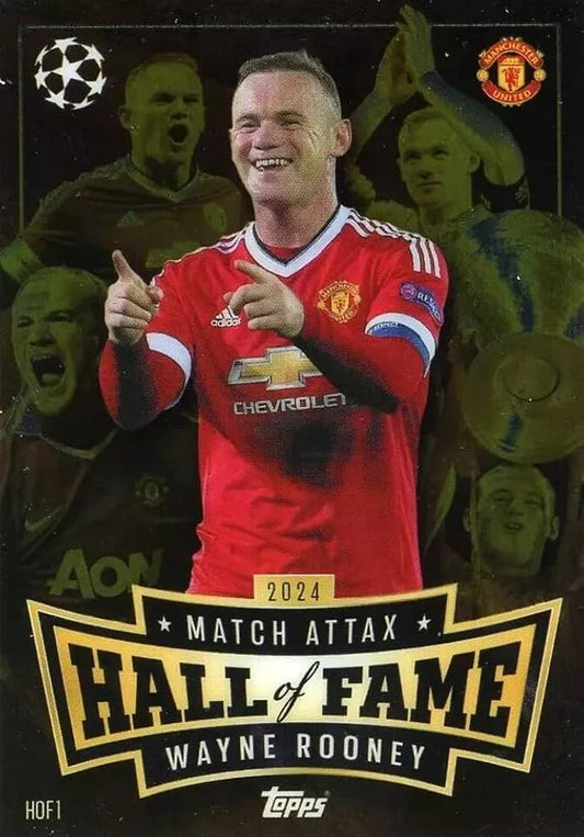 Wayne Rooney 2024-25 Topps Match Attax Hall of Fame