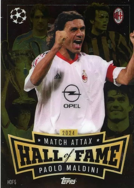 Paolo Maldini Match Attax 24/25 HALL OF FAME Card # HOF 5