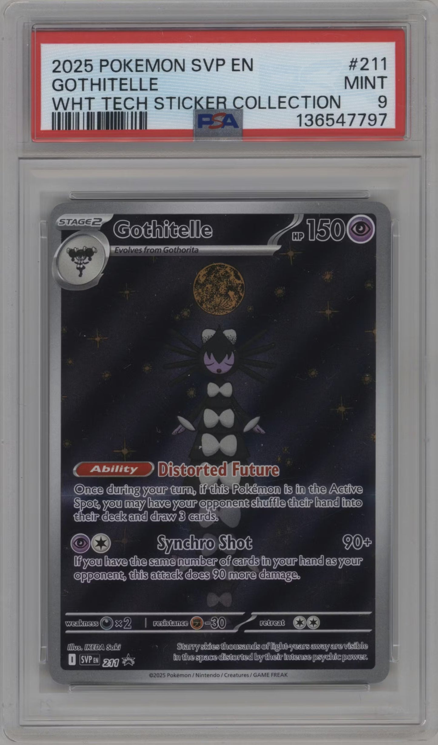 Gothitelle (SVP 211)(GRADED)(PSA)
