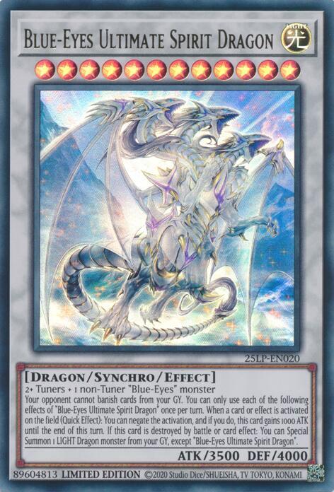 Blue-Eyes Ultimate Spirit Dragon (V.1 - Ultra Rare)