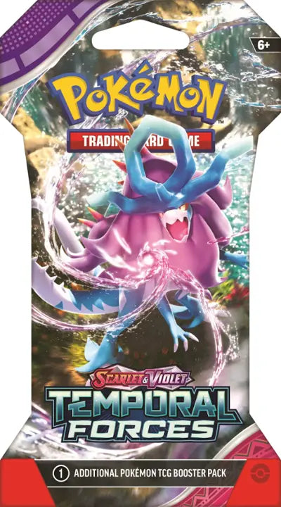 Pokemon TCG: Scarlet & Violet Temporal Forces Sleeved Booster