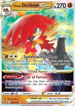 Hisuian Decidueye VSTAR (ASR 084)