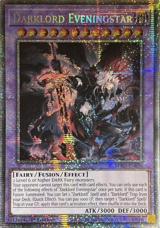 Darklord Eveningstar (V.2 - Starlight Rare)