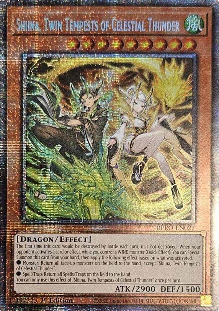 Shiina, Twin Tempests of Celestial Thunder (V.2 - Starlight Rare)