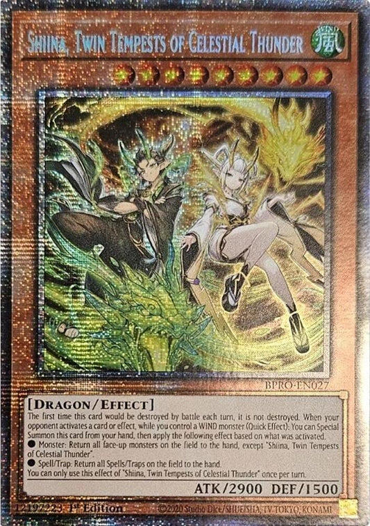 Shiina, Twin Tempests of Celestial Thunder (V.2 - Starlight Rare)