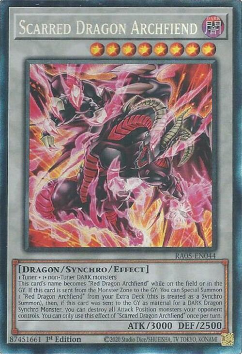 Scarred Dragon Archfiend (V.7 - Collectors Rare)