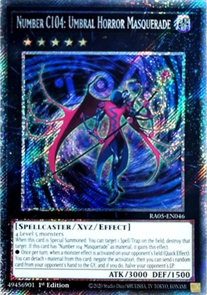 Number C104: Umbral Horror Masquerade (V.4 - Platinum Secret Rare)