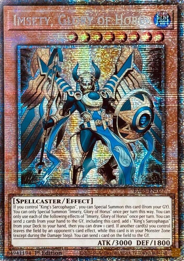 Imsety, Glory of Horus (V.5 - Starlight Rare)